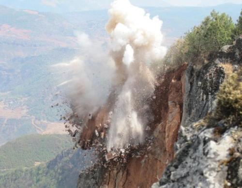 宁夏爆破温州市温瑞平原大罗山施工隧洞圆满成功